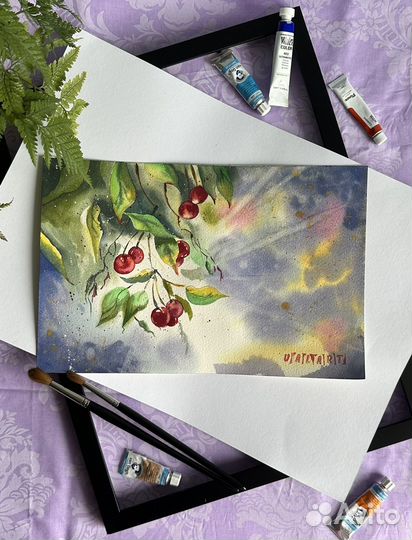 Картина акварелью 