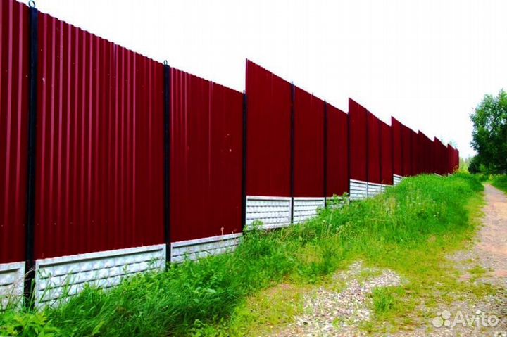 Забор из профнастила