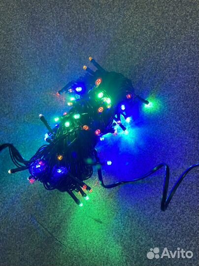 Гирлянда 10м, гирлянда уличная, елки светящиеся