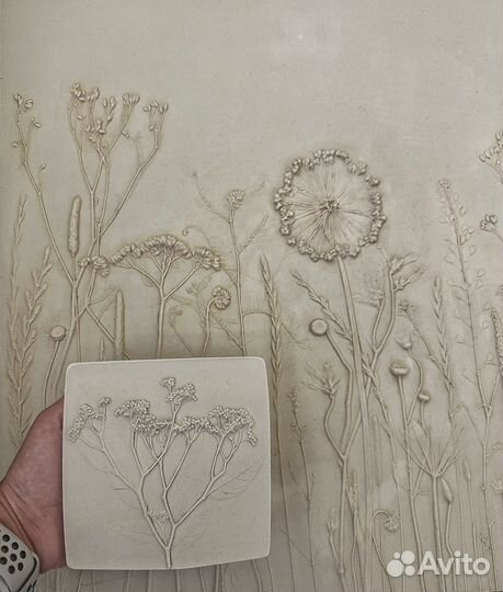 Панно барельеф декор