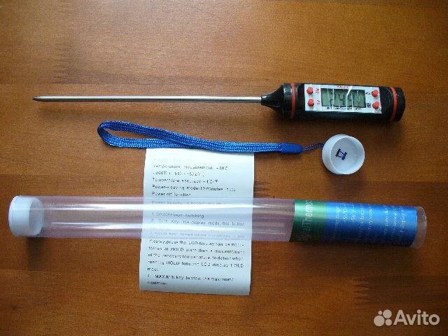 Термометр-щуп цифровой для пищи