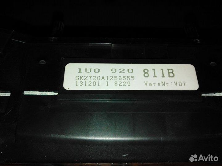 Комбинация приборов Skoda Octavia 1996 - 2010