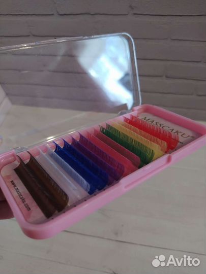 Цветные ресницы для наращивания