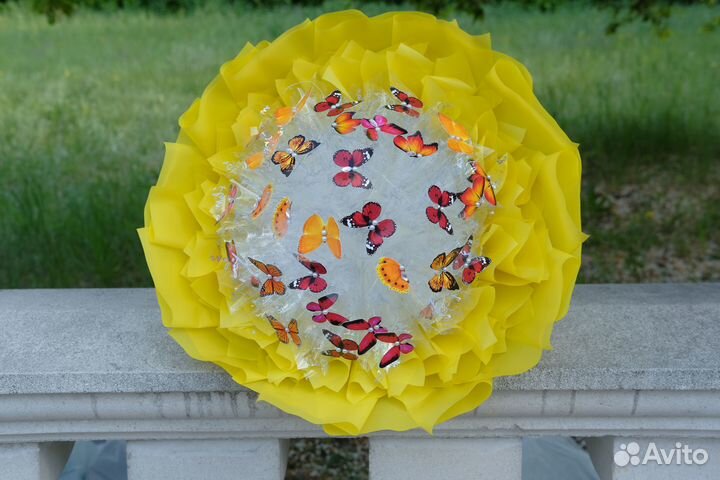 Букет из бабочек-светится