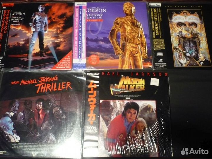 Лазерные диски LD LaserDisc Michael Jackson Япония