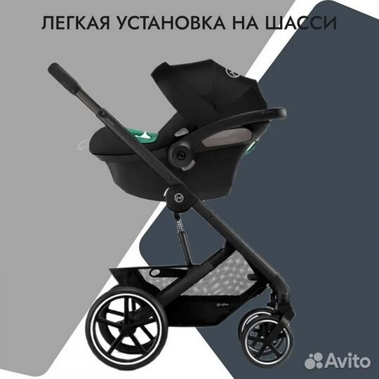 Новая коляска Cybex balios s lux 3 в 1 Moon Black