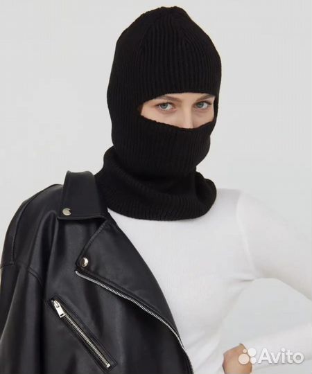 Балаклава вязанная унисекс новая