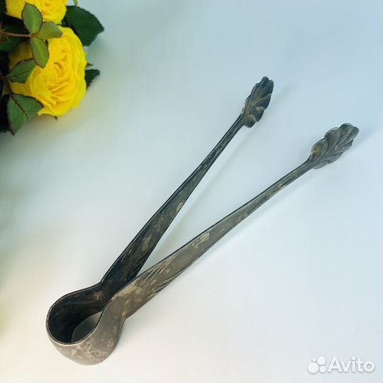 Щипцы для сахара, мельхиор СССР