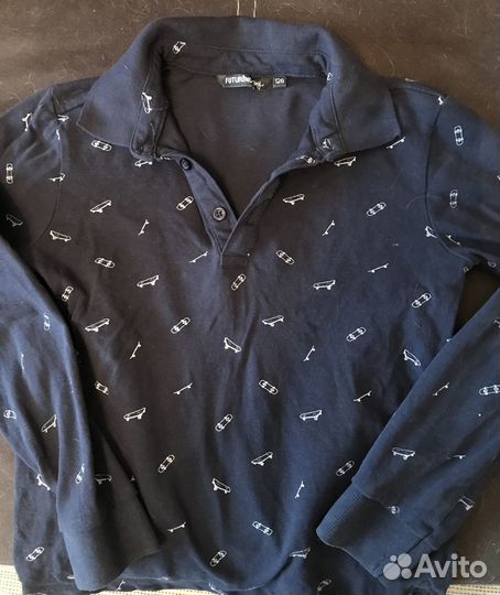 Пуловер и рубашка для мальчика 122, 116,128