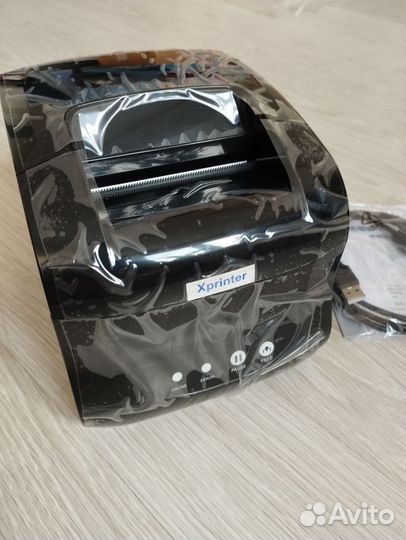 Термопринтер xprinter xp 365b новый и этикетки