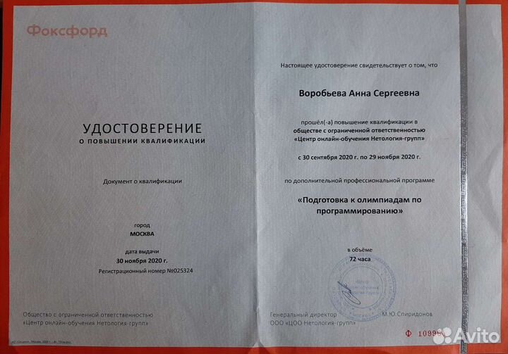 Репетитор по информатике дистанционно