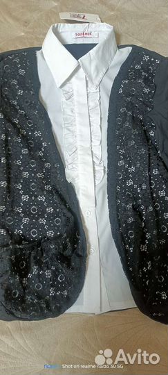 Блузка школьная 140 146