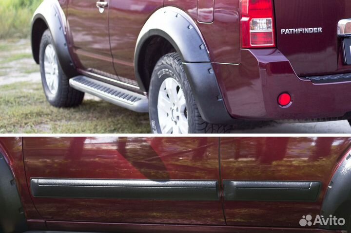 Расширители арок + молдинги Nissan Pathfinder 3 RA