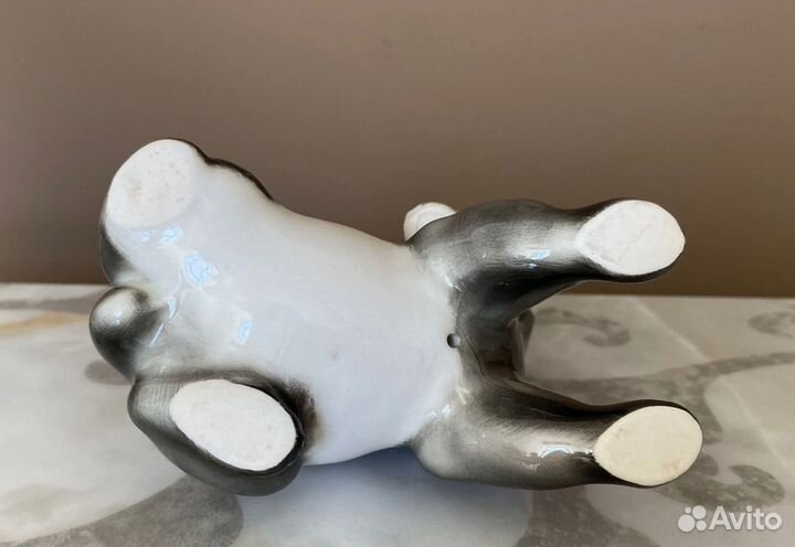 Старинная фарфоровая статуэтка Детеныш Панды лфз