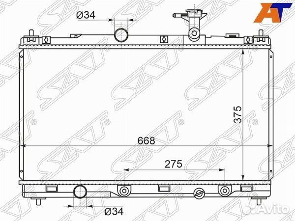 Радиатор suzuki vitara 15- M16A