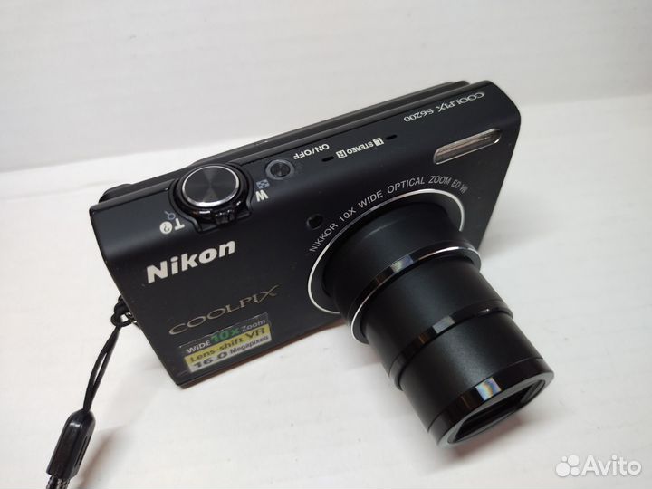 Nikon Coolpix S6200 Black Vintage Cam