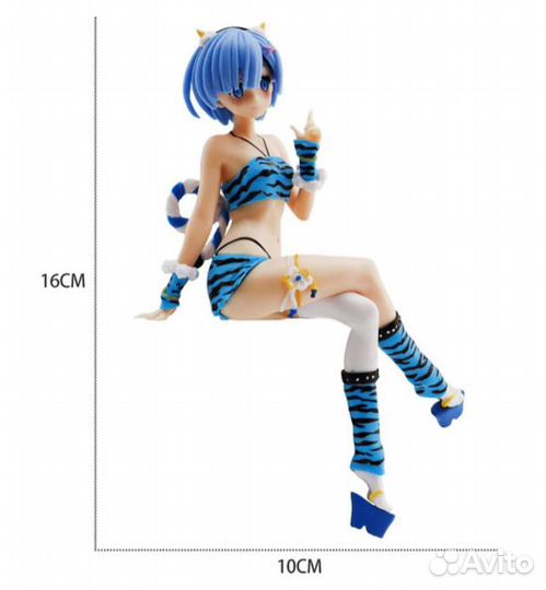 Аниме фигурка девушки Рем