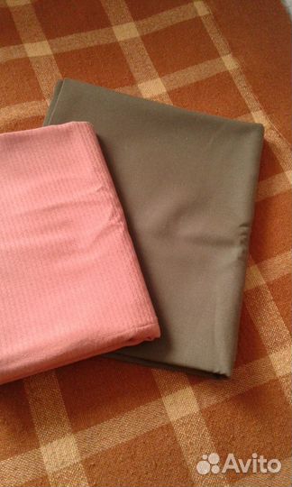 3 отреза. Военная ткань +ситец 13 метров