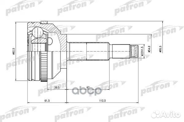 ШРУС PCV6751 patron