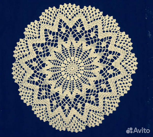 Салфетки ажурные связанные крючком