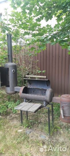 Коптильня Мангал барбекю печь