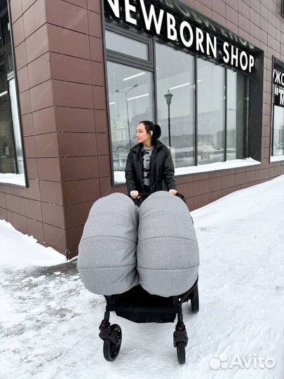 Коляска для двойни mikado Duet Lux