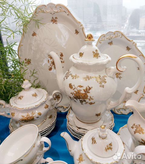 Weimar. Germany Чайный сервиз на 12 персон