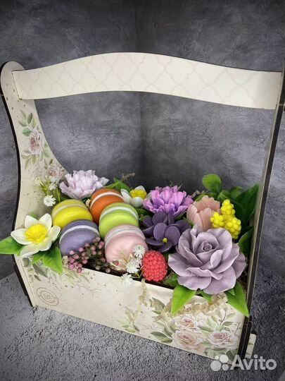 Букет цветов из мыла