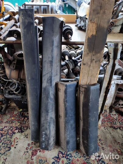 Накладки порогов комплект Ssang Yong Kyron 2