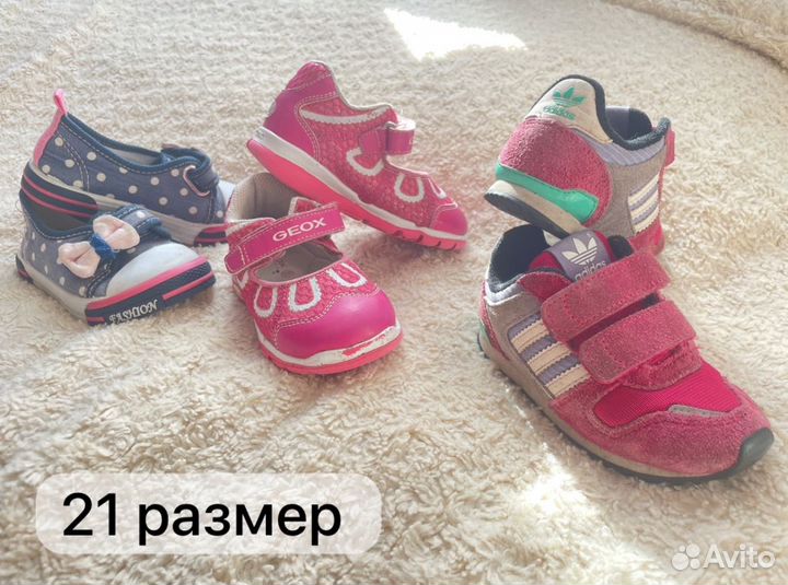 Кроссовки, туфли на девочку 21