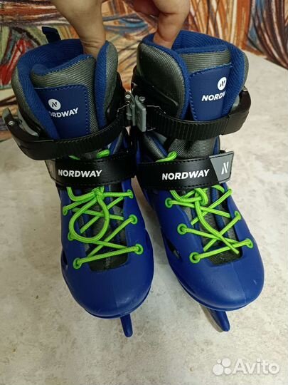 Коньки детские раздвижные 29-31 р