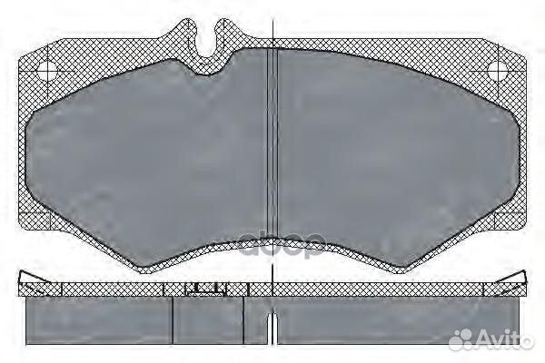 Колод. торм.задн. mercedes G-modell(W463) 98/0