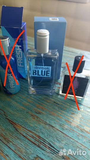 Туалетная вода Avon, Faberlic остатки