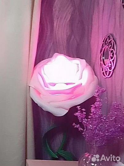 Торшер роза