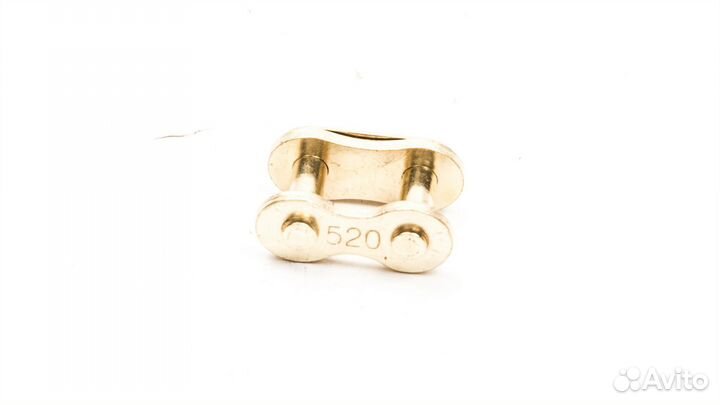 Замок цепи 520 золото