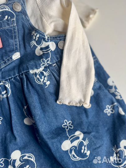 Джинсовый Сарафан H&M 68,74,80,86,92