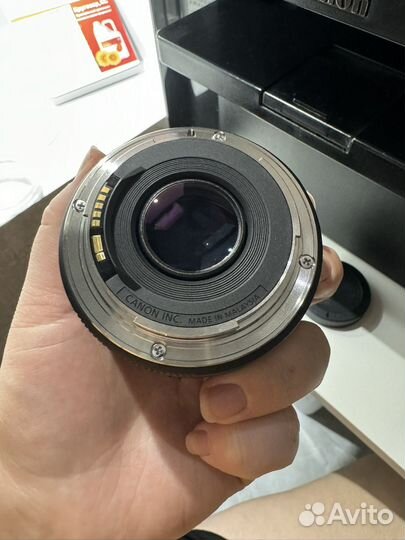 Объектив Canon ef lens 50mm 1.8 stm