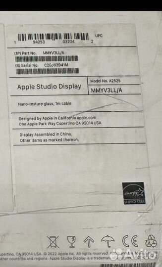 Apple studio display 27 5k