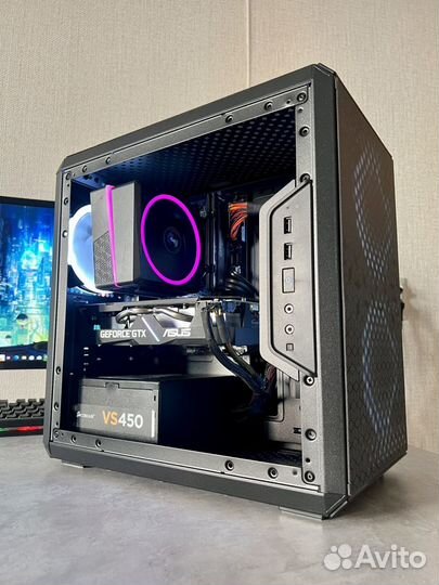 Игровой пк + монитор: i5 10400f + gtx 1660 + 16gb