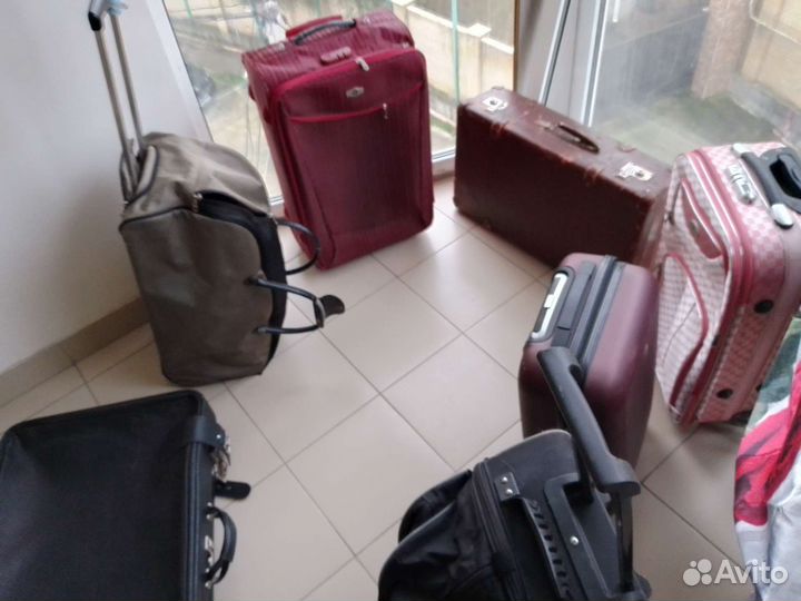 Чемодан на колесах бу большой