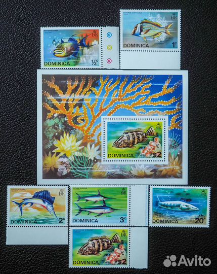 Марки фауна не гашеные