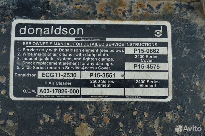 Корпус воздушного фильтра freightliner FLC 120