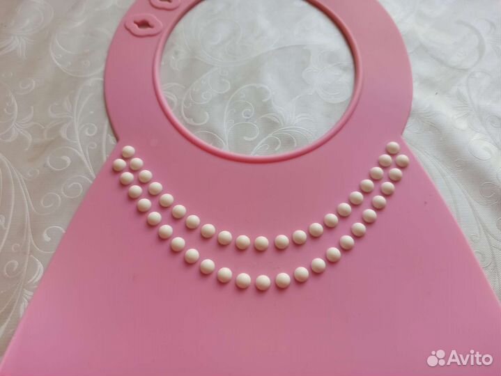 Нагрудник для кормления силиконовый Make my day