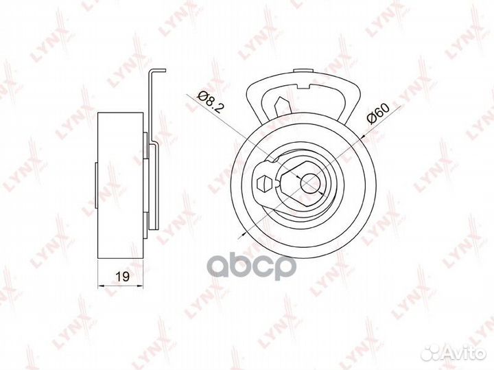 Ролик натяжной ремня грм