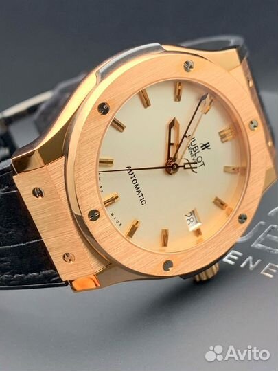 Hublot 45 mm classic fusion rose gold