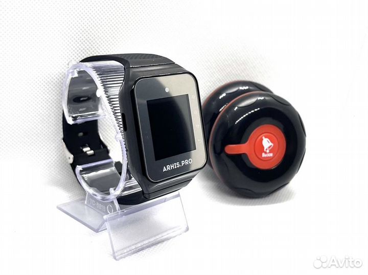 Кнопка вызова официанта персонала Классик и часы