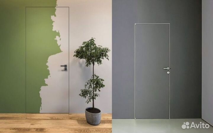 Двери межкомнатные скрытого монтажа