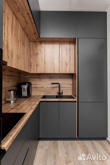 Современная кухня на заказ мдф фасады