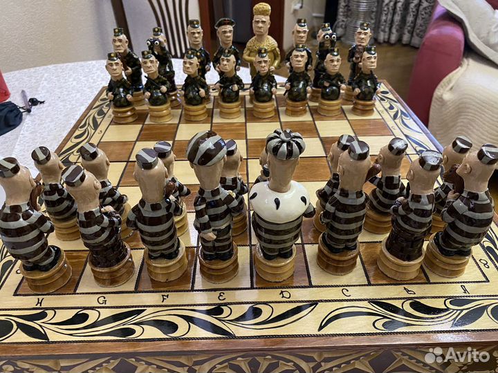 Шахматы из хлеба (ручная работа)