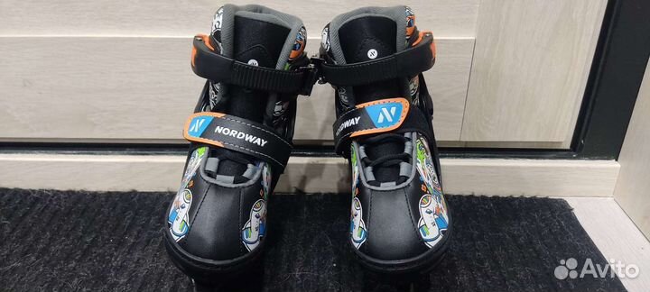 Детские коньки раздвижные nordway 26-31